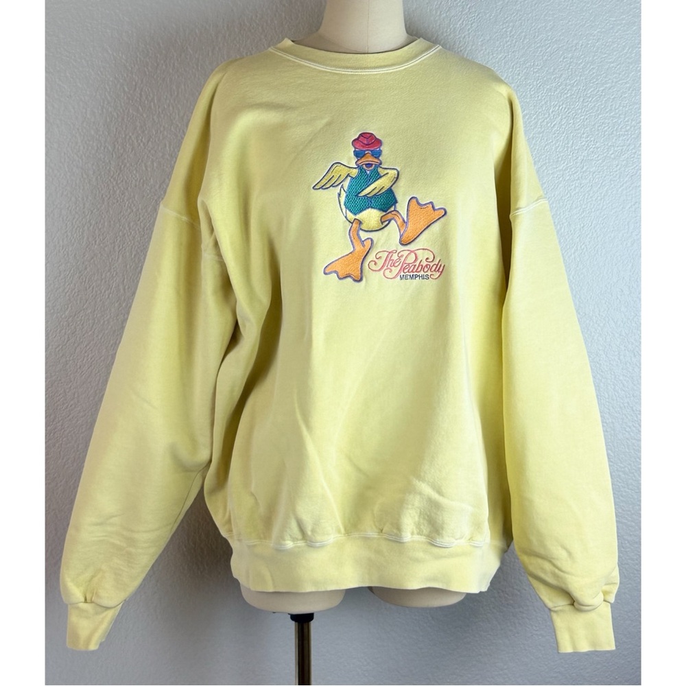 Oarsman Made in USA Vintage 80s The Peabody Memphis Hotel Ducks Sweatshirt Large